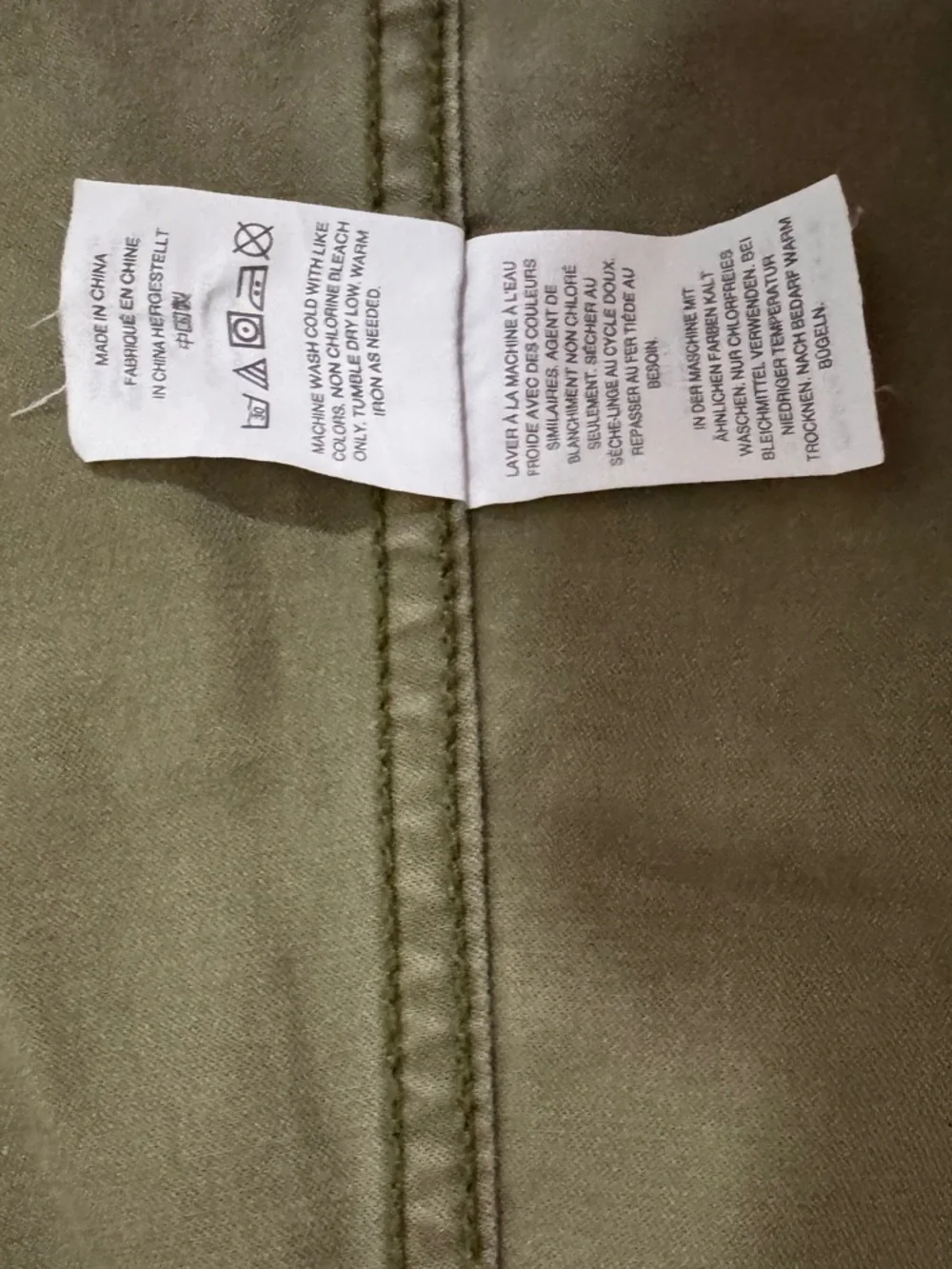 Madewell Olive Green Dispatch Utility Jacket Size M Field Coat C3394 - Picture 6 of 8